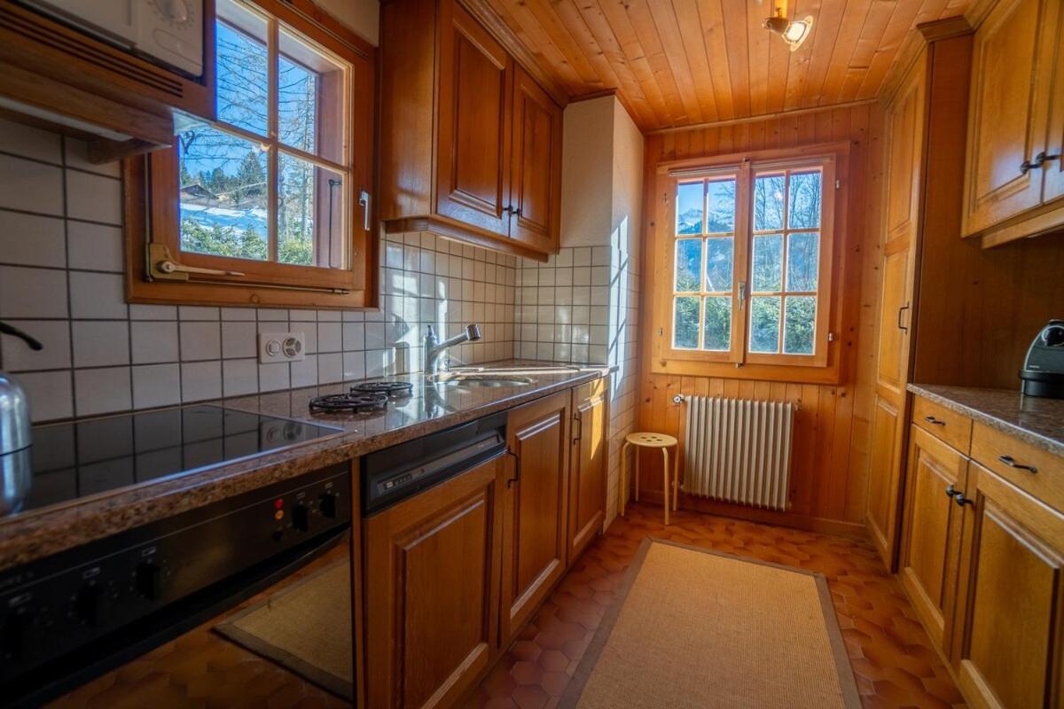 Chalet For 6 People Ideally Located In Gryon Villa Eksteriør billede