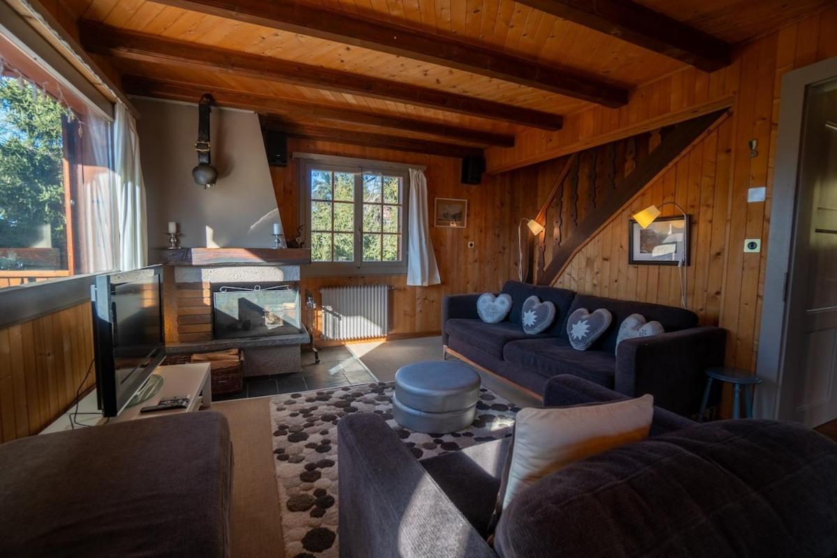 Chalet For 6 People Ideally Located In Gryon Villa Eksteriør billede