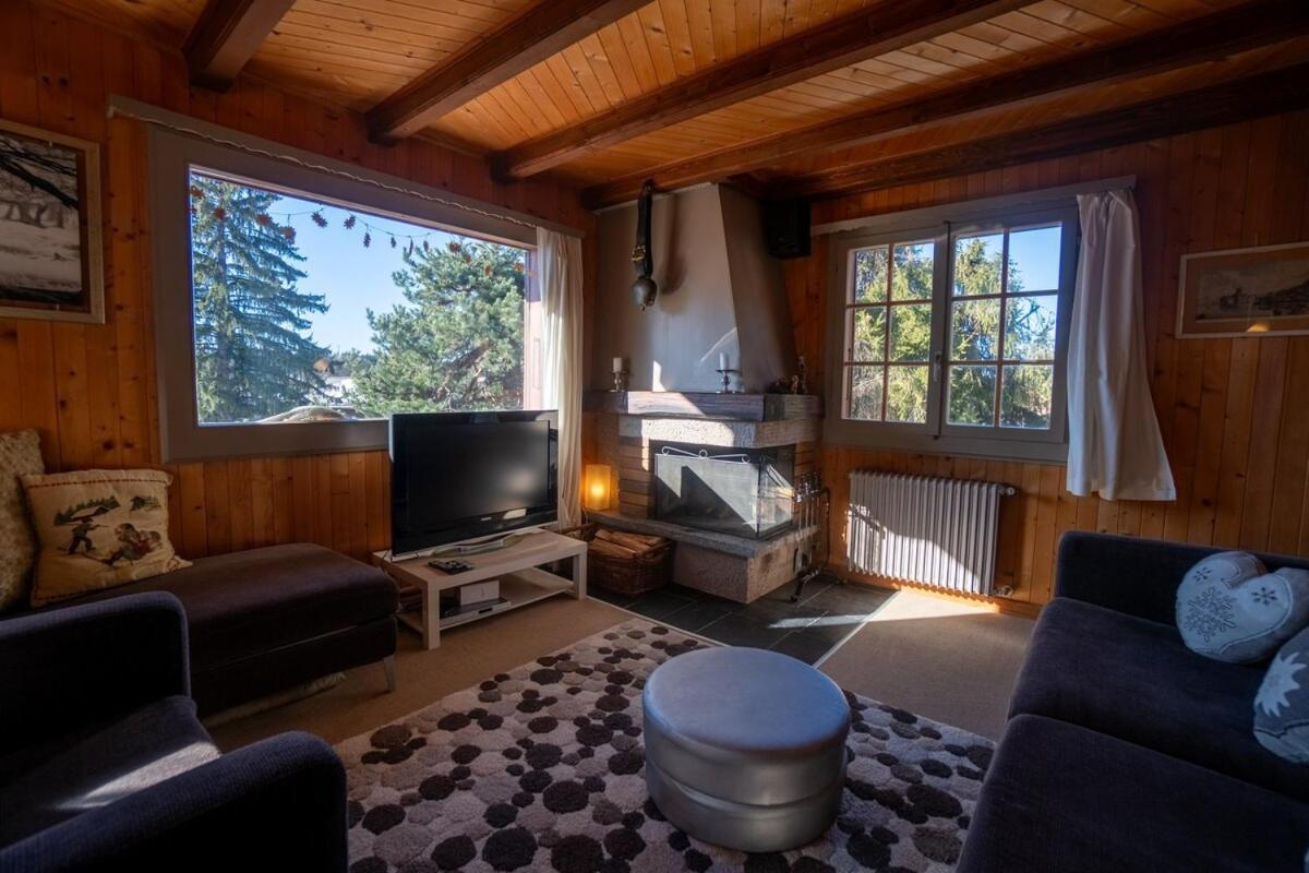 Chalet For 6 People Ideally Located In Gryon Villa Eksteriør billede